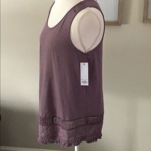 NWT SONOMA Goods for Life™ Embroidered Fringe Tank
